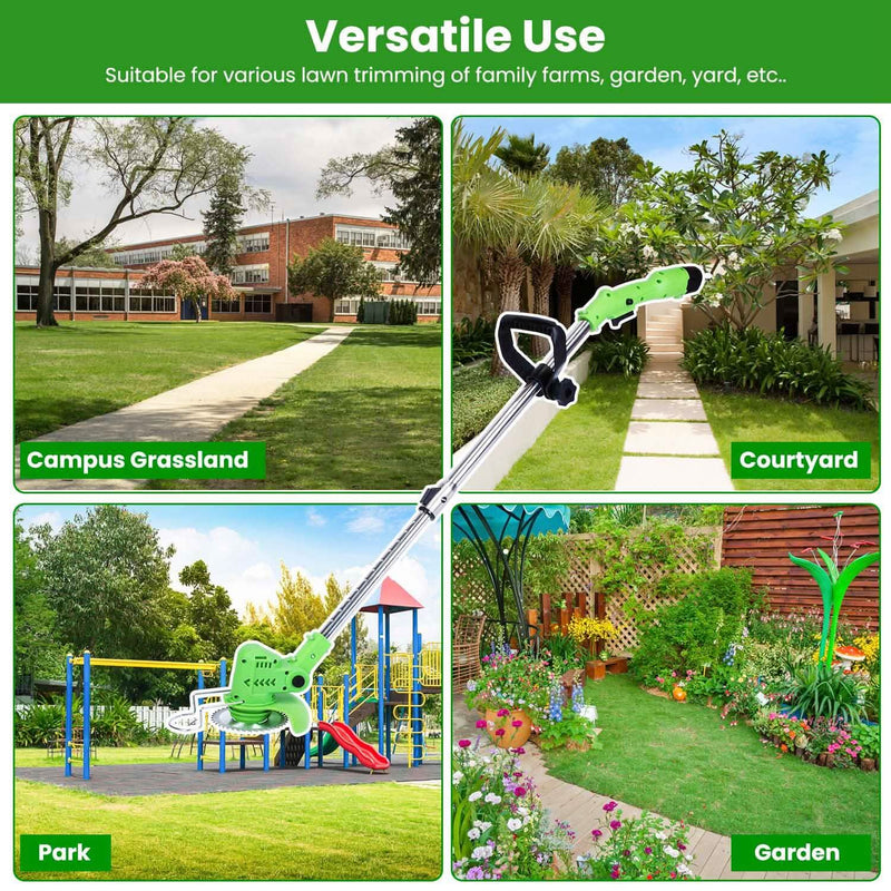 Cordless Rechargeable Grass Trimmer Garden & Patio - DailySale