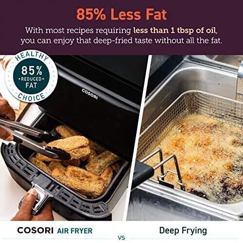 COSORI 12-in-1 Air Fryer Large XL 5.8QT 1700-Watt Air Fryer Oven Kitchen Appliances - DailySale