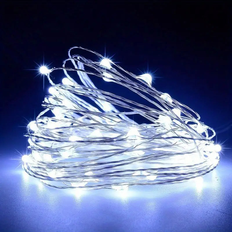 Creative String Lights For Bedroom, Party, Wedding, Outdoor Camping Hiking and Decoration String & Fairy Lights Cool White 3ft - DailySale