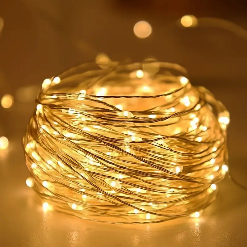 Creative String Lights For Bedroom, Party, Wedding, Outdoor Camping Hiking and Decoration String & Fairy Lights Warm White 3ft - DailySale