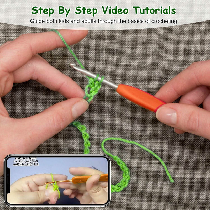 Crochet Kit for Beginners DIY Knitting Supplies Arts & Crafts - DailySale