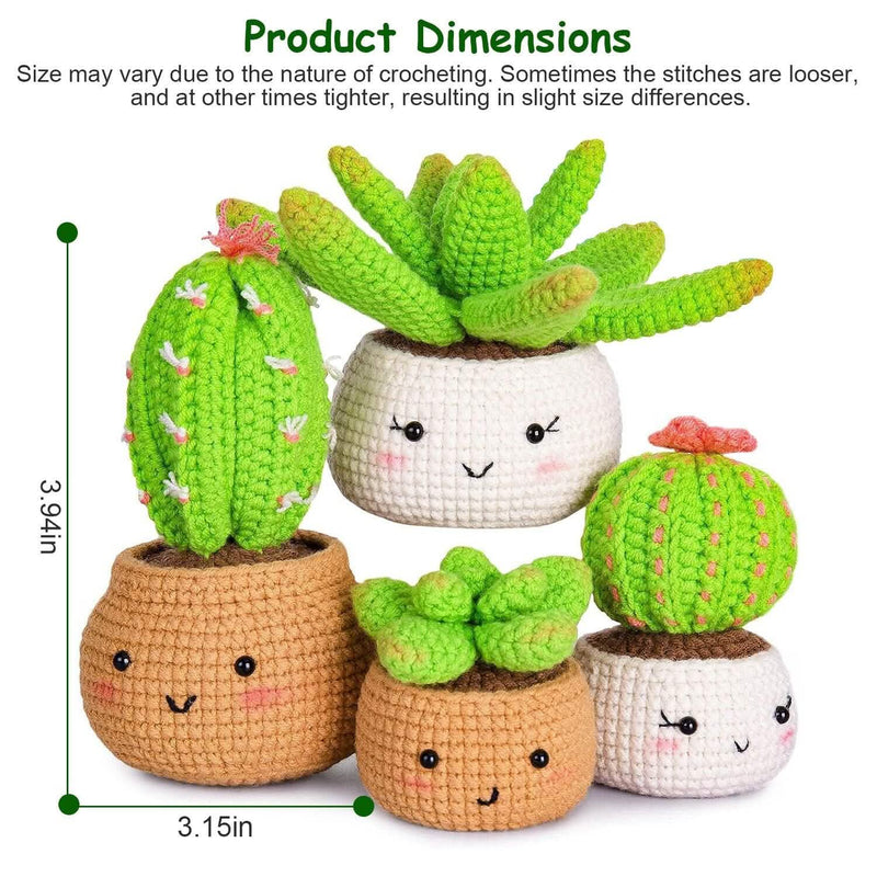 Crochet Kit for Beginners DIY Knitting Supplies Arts & Crafts - DailySale