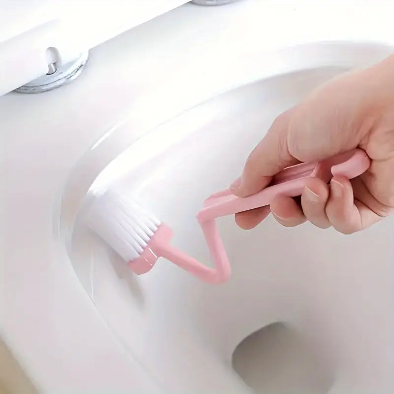 Curved Handle Function Cleaning Toilet Gap Brush Bath - DailySale