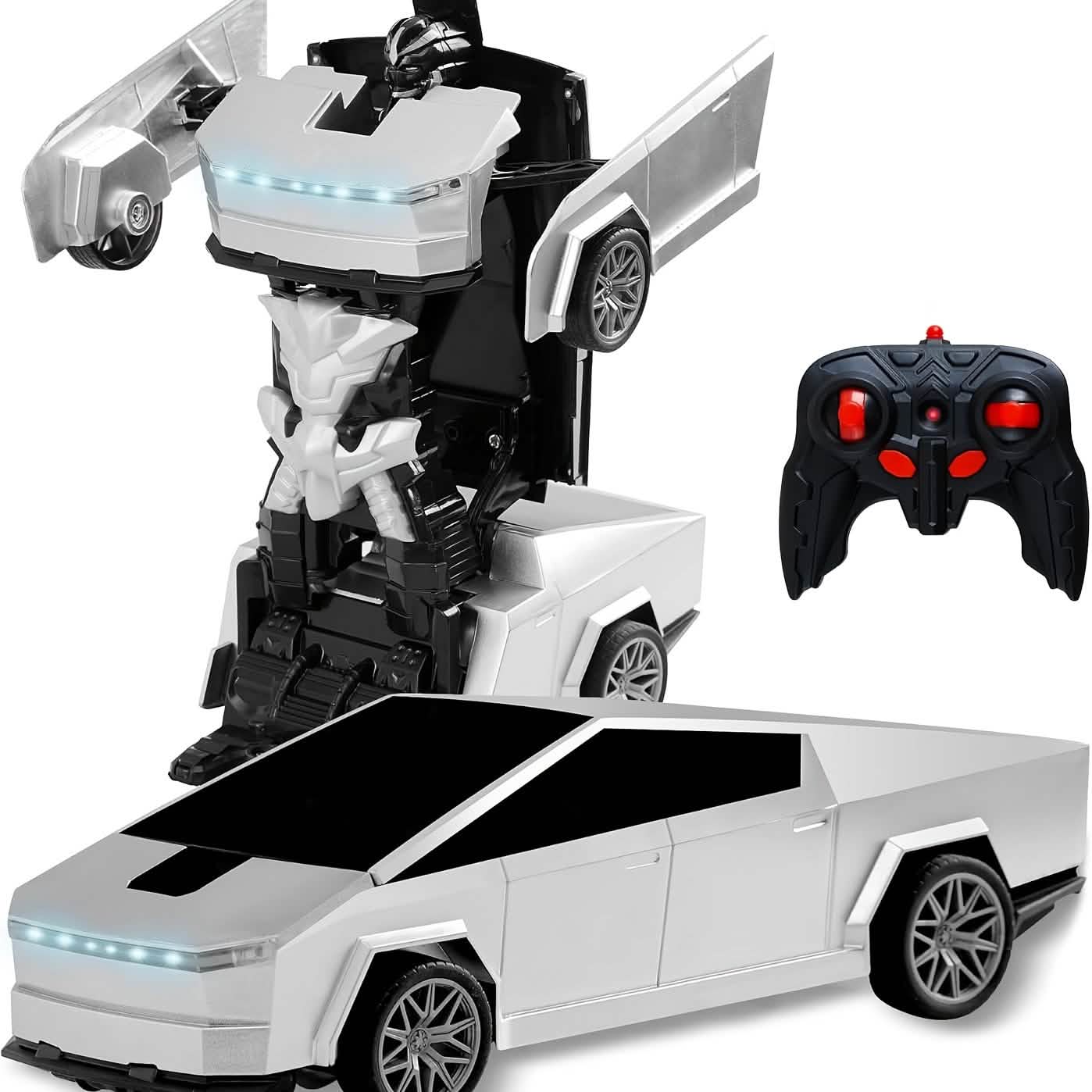 2.4GHz Remote Control Off-Road Car – Robot Transforming, LED Lights