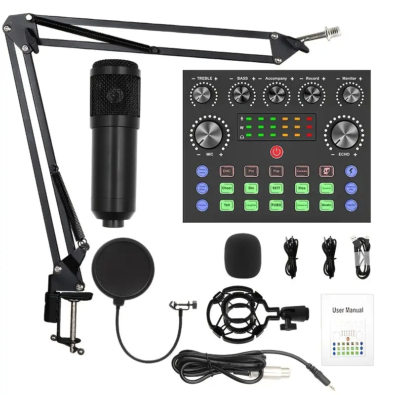 High-end Professional Podcast Equipment Kit and BM800 Condenser Microphone