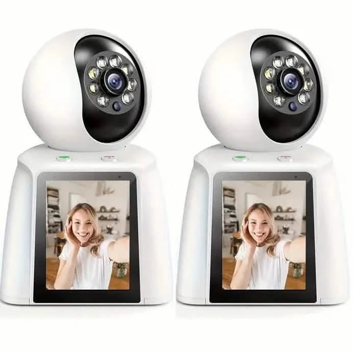 2-Pack: 2K Indoor Security Camera | 2-Way Audio & Video Call + Night Vision