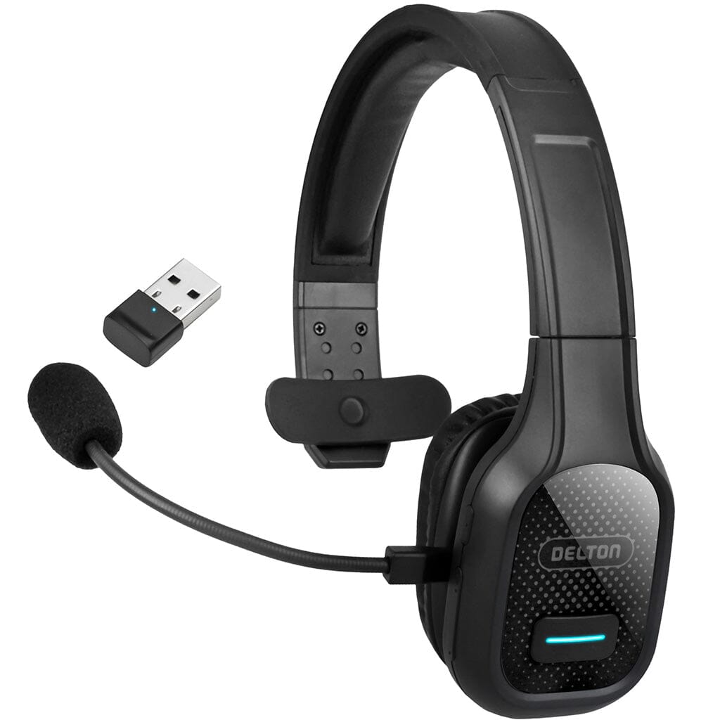 Delton 20X Wireless Computer Headset with USB Dongle Bluetooth Headphone Headphones - DailySale