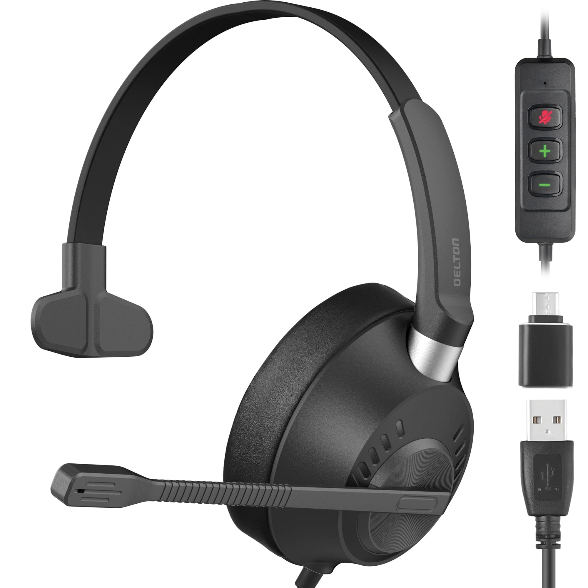 Delton 40Y Noise Canceling Headset with Mic Headphones - DailySale