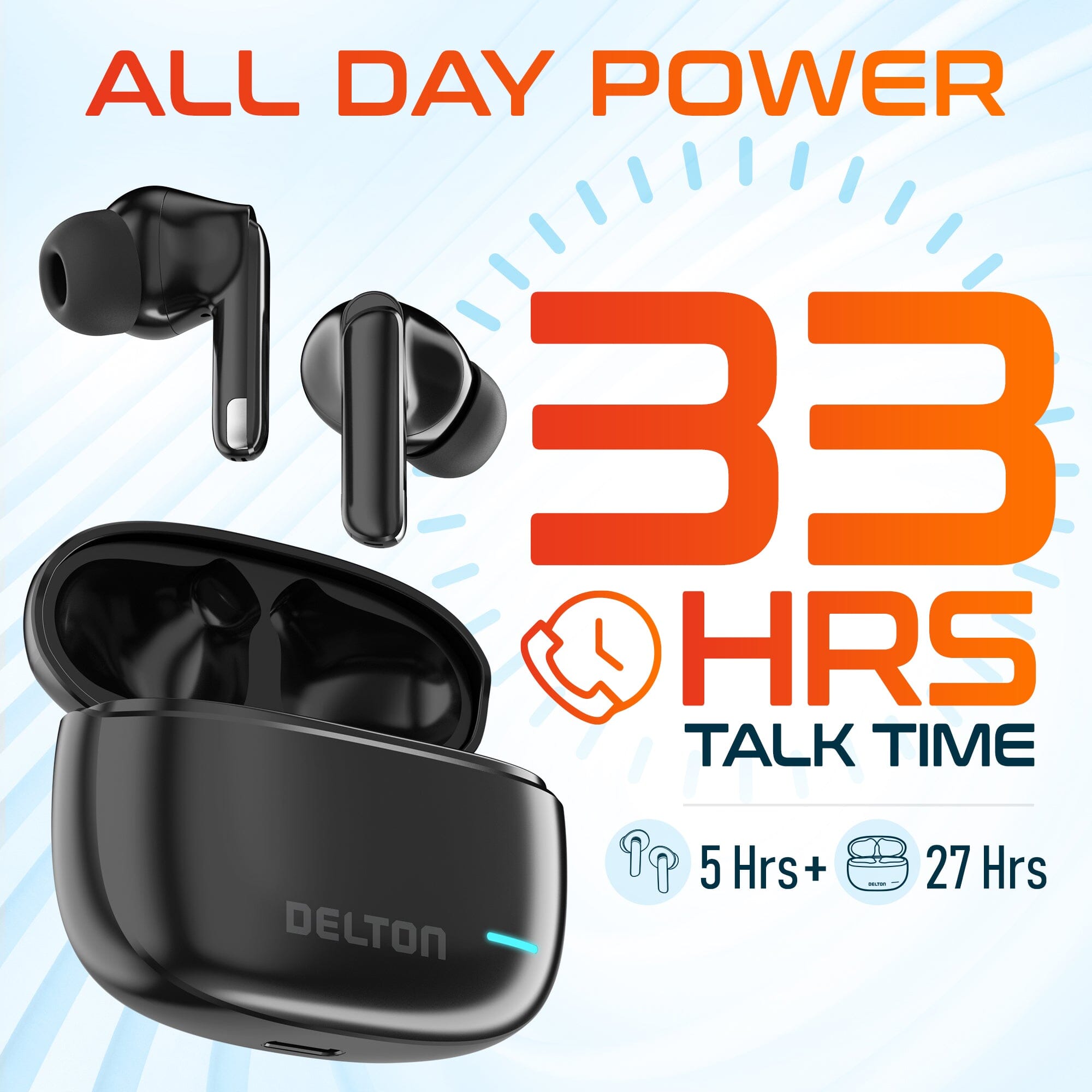 Delton T70 Wireless Earbuds Bluetooth Computer Headset Professional Executive Headphone Headphones - DailySale