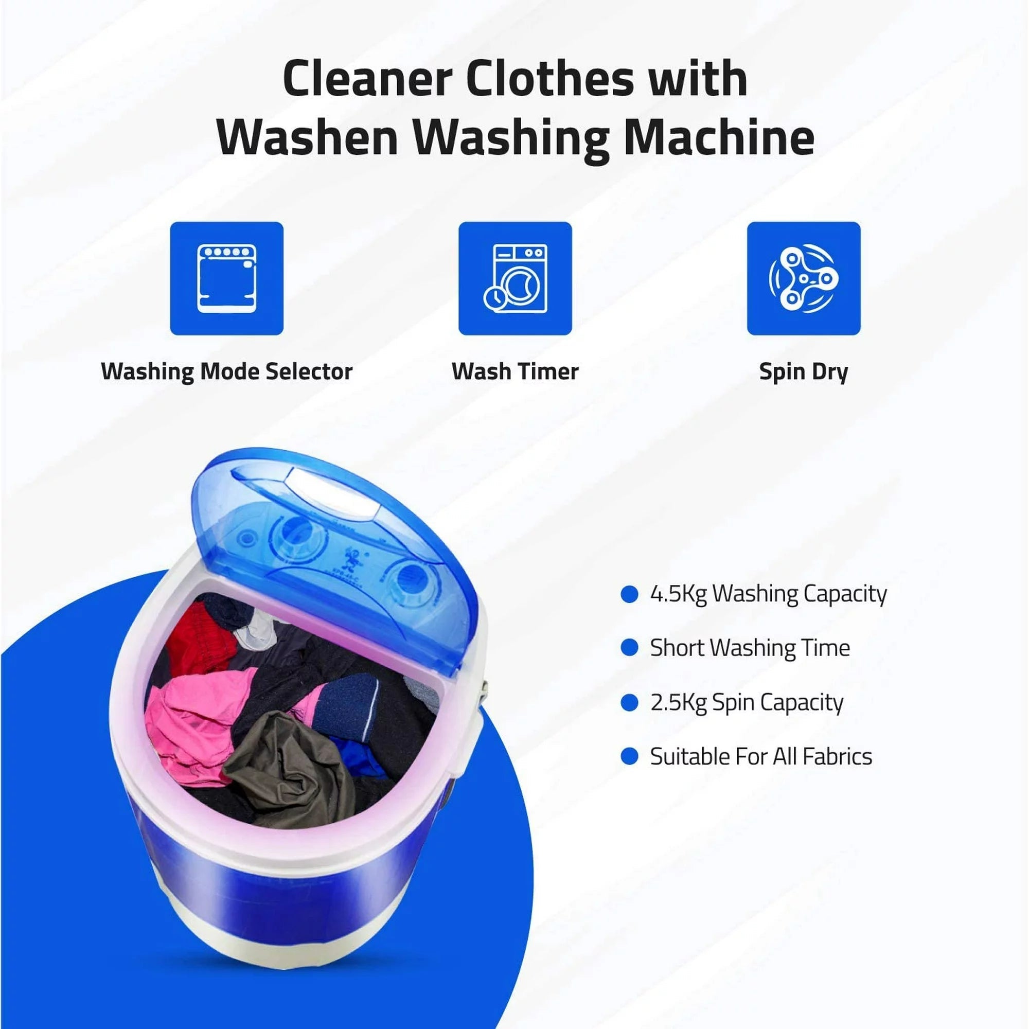 DENSORS Portable Single Tub Washer Household Appliances - DailySale