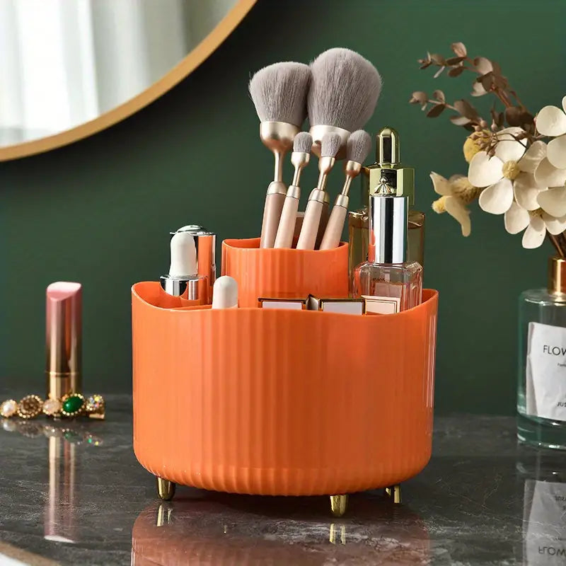 Desktop Rotating Cosmetic Storage Box Beauty & Personal Care Orange - DailySale