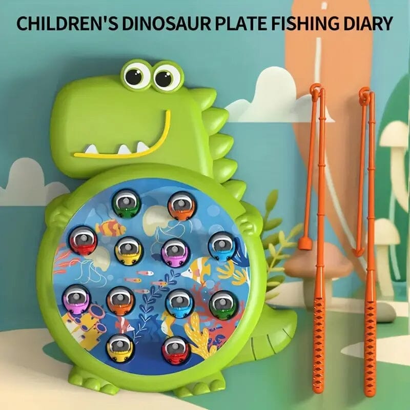 Dinosaur Fishing Plate Toys Toys & Games - DailySale