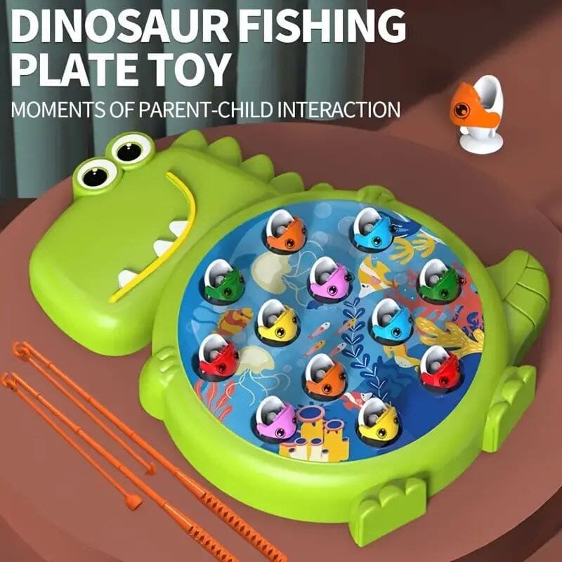 Dinosaur Fishing Plate Toys Toys & Games - DailySale