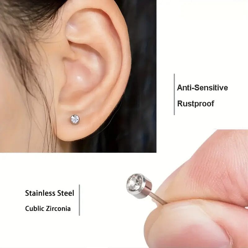 Disposable Safety Crystal Earring Piercer Machine with Stud Earrings - DailySale