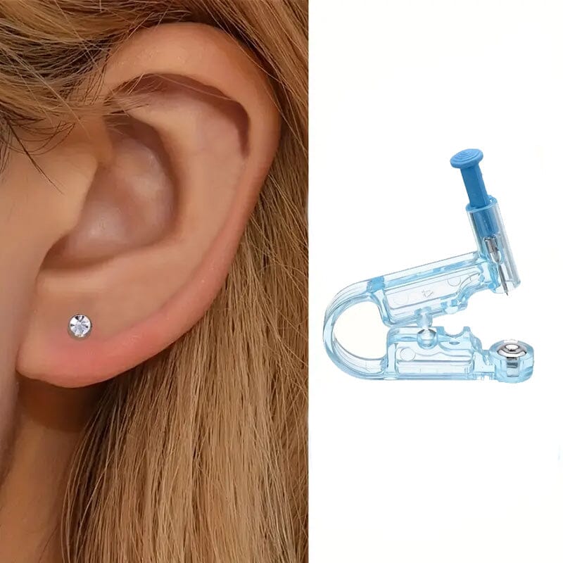 Disposable Safety Crystal Earring Piercer Machine with Stud Earrings - DailySale