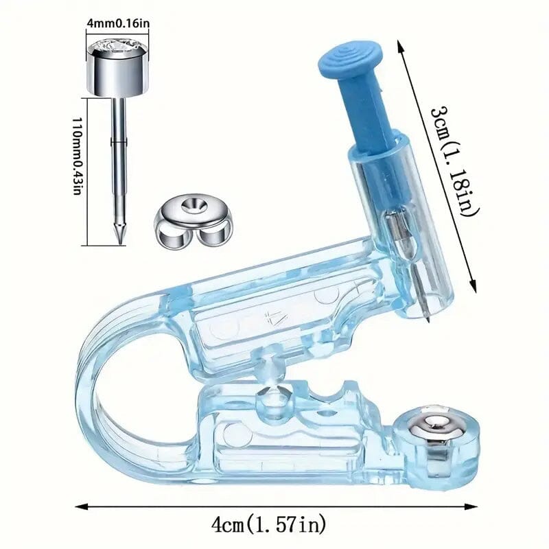 Disposable Safety Crystal Earring Piercer Machine with Stud Earrings - DailySale