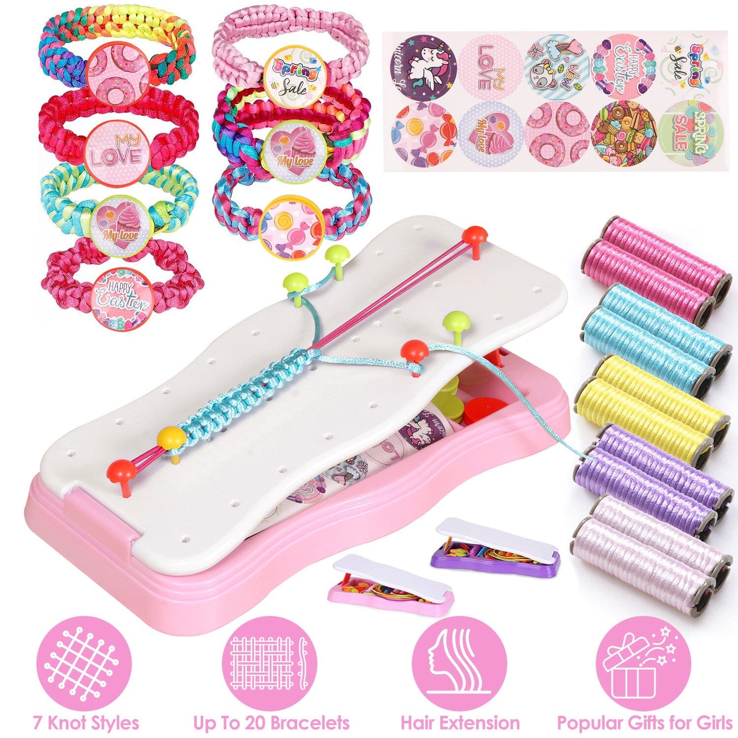 DIY Bracelet Making Kit for Kids Arts & Crafts - DailySale