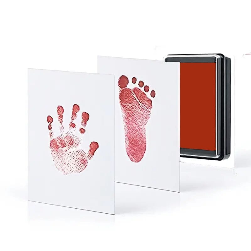 DIY Hand and Footprint Kit Arts & Crafts Red - DailySale