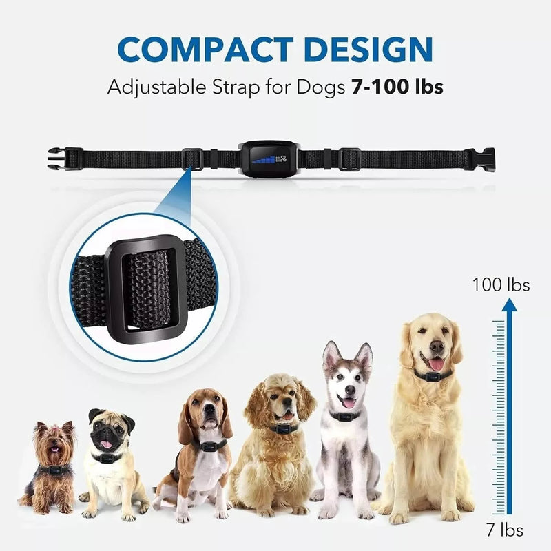 Dog Bark Collar Rechargeable with Intelligent Bark Control Vibration Pet SuppliesDog Bark Collar Rechargeable with Intelligent Bark Control Vibration - DailySale