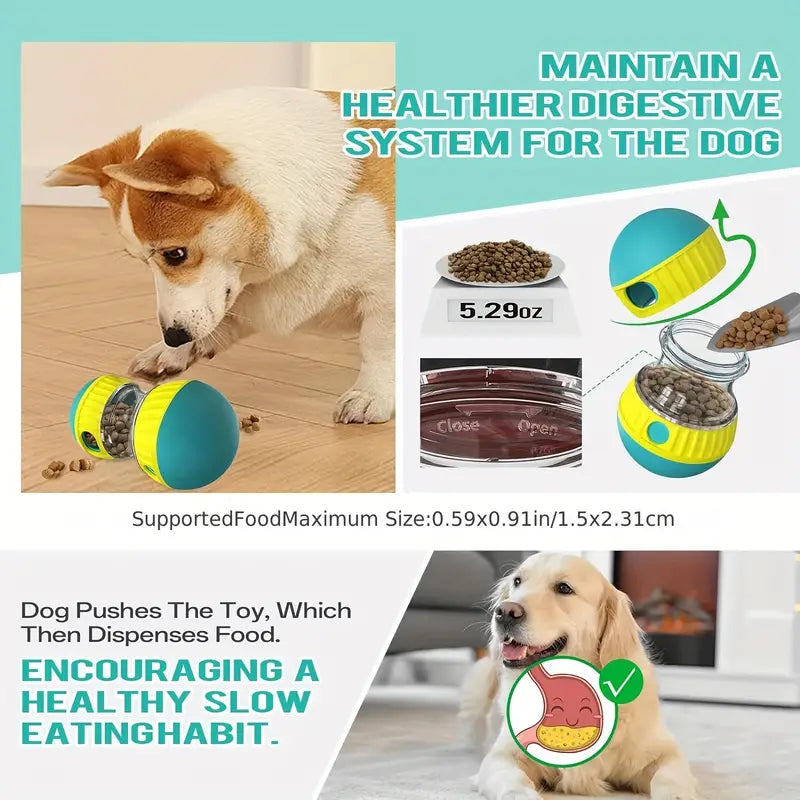 Dog Puzzle Toy with Adjustable Treat Dispensing Pet Supplies - DailySale