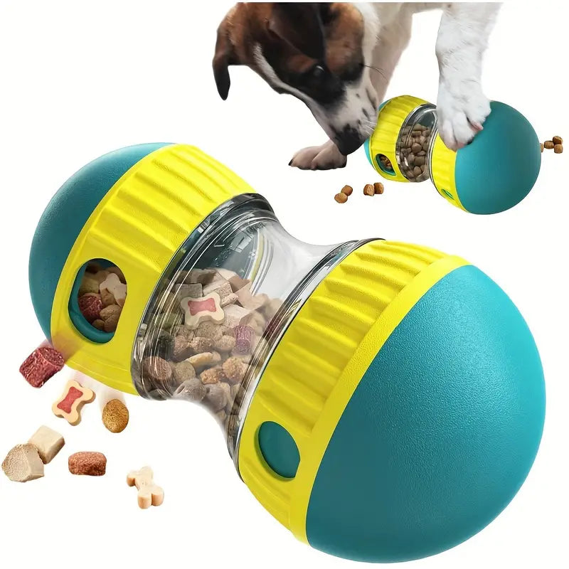 Dog Puzzle Toy with Adjustable Treat Dispensing Pet Supplies Green - DailySale