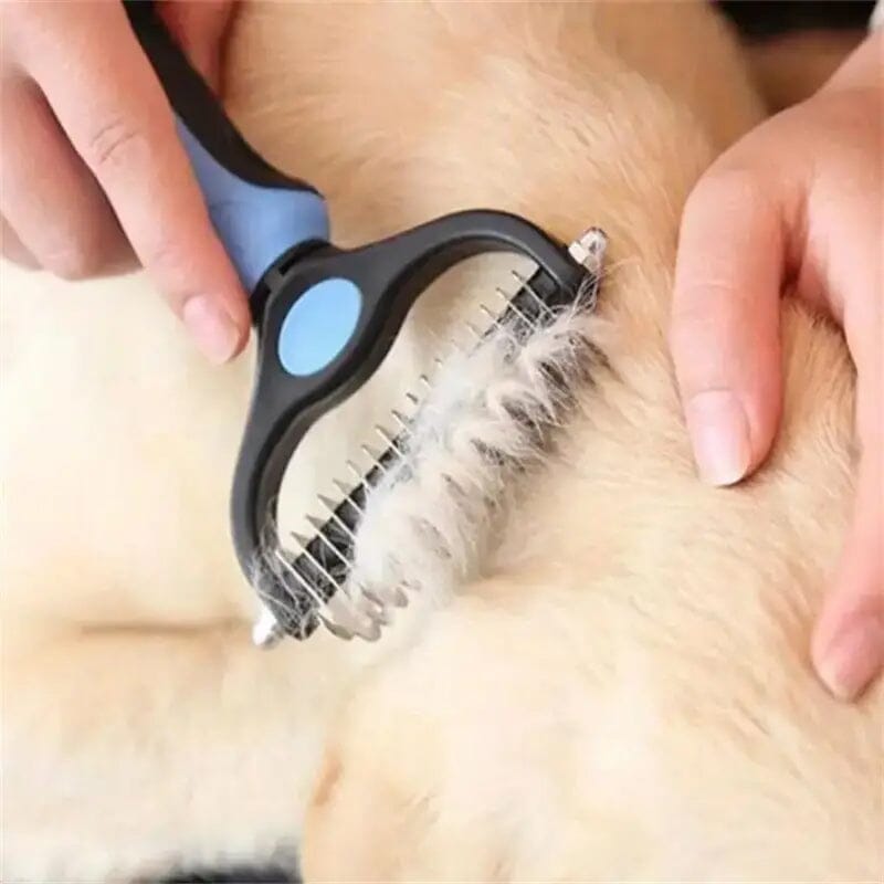 Double Sided Pet Grooming Hair Removal Tool Pet Supplies - DailySale