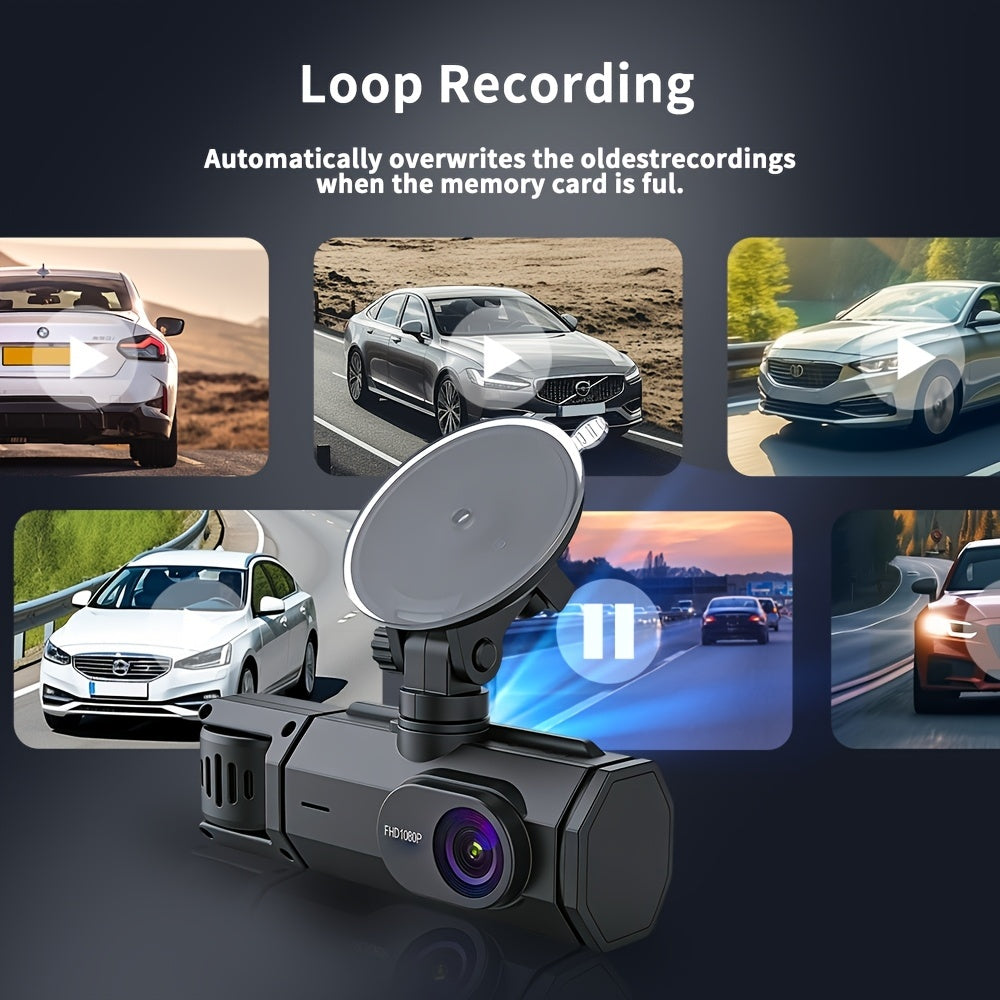 Loop recording automatically overwrites the oldest footage