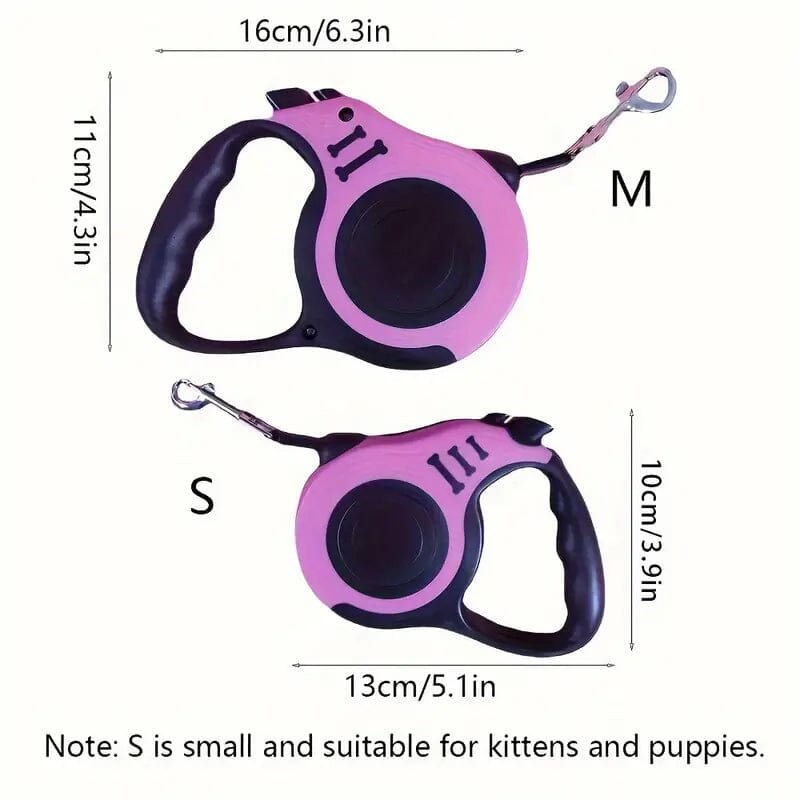 Durable Double Switch Retractable Pet Leash Pet Supplies - DailySale