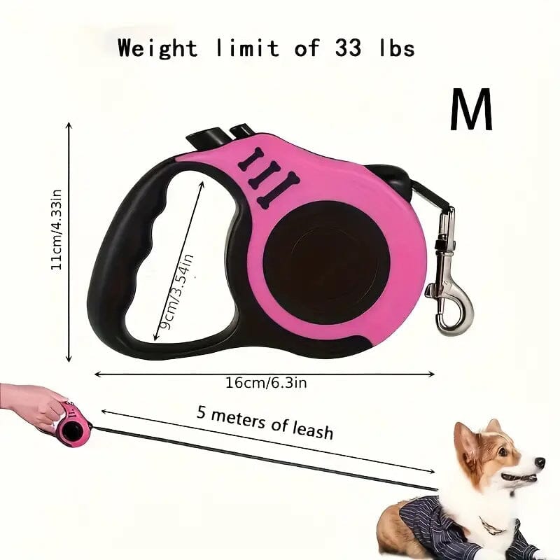 Durable Double Switch Retractable Pet Leash Pet Supplies - DailySale