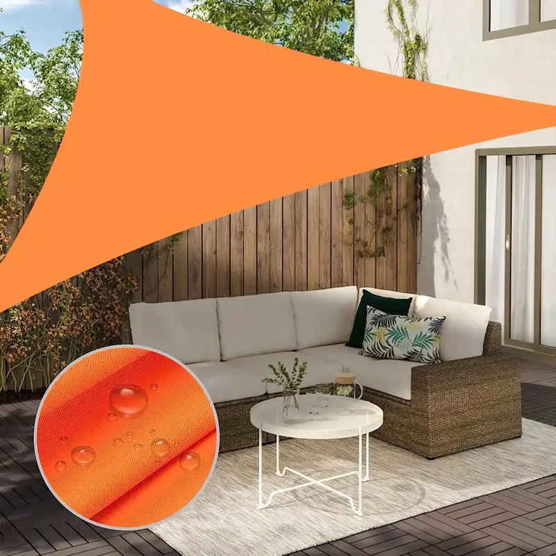 Durable Outdoor Sun Shade Sail for Terrace, Yard, Deck, and Garden - Waterproof and UV Resistant Triangle Canopy Garden & Patio - DailySale