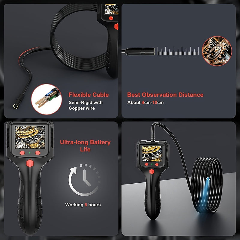 Flexible semi-rigid copper wire cable, best observation distance and battery life