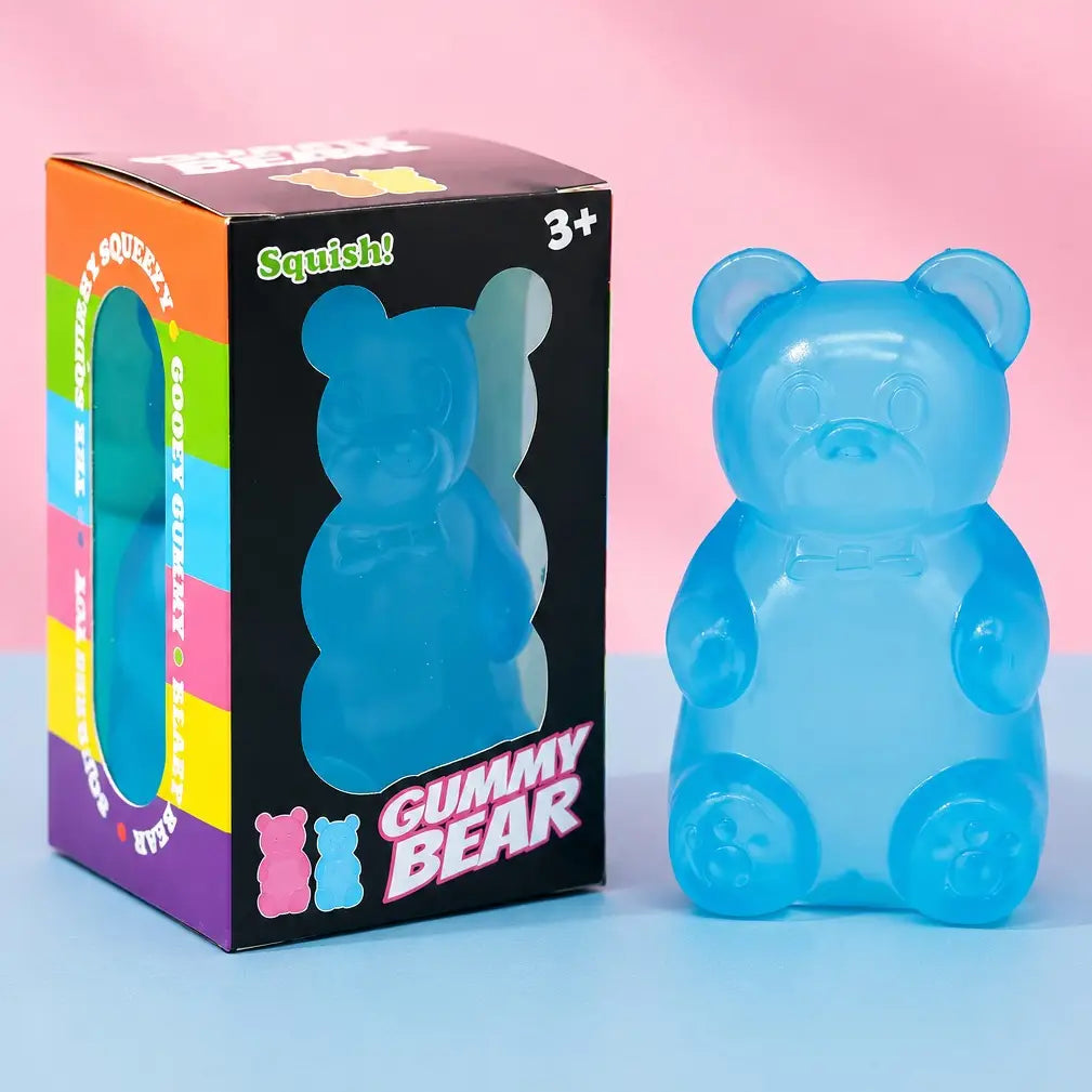 Gummy Bear Squish Sensory Toy | Slow Rise Squeeze Fidget Toy for Kids & Adults