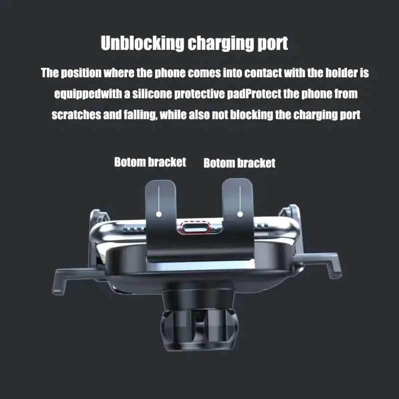 Adjustable Car Phone Holder – Suction Cup Dashboard Mount, Anti-Slip Grip, iPhone & Android