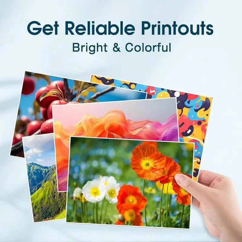 62/62XL Black & Color Ink Cartridge for HP Envy, OfficeJet & DeskJet