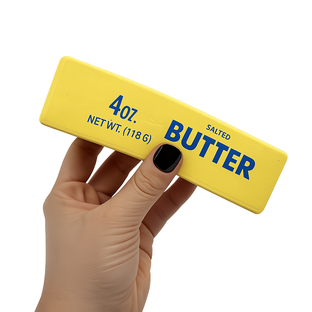 Fun Doh Butter Stick Slow Rise Squishy - Butter-Themed Sensory Stress Toy