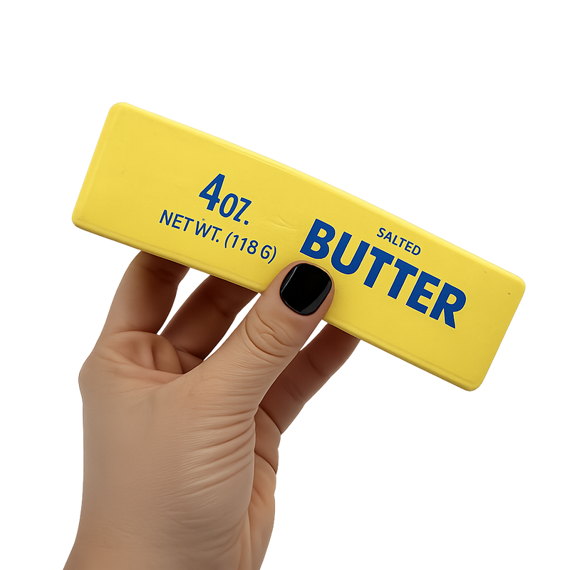 Fun Doh Butter Stick Slow Rise Squishy - Butter-Themed Sensory Stress Toy