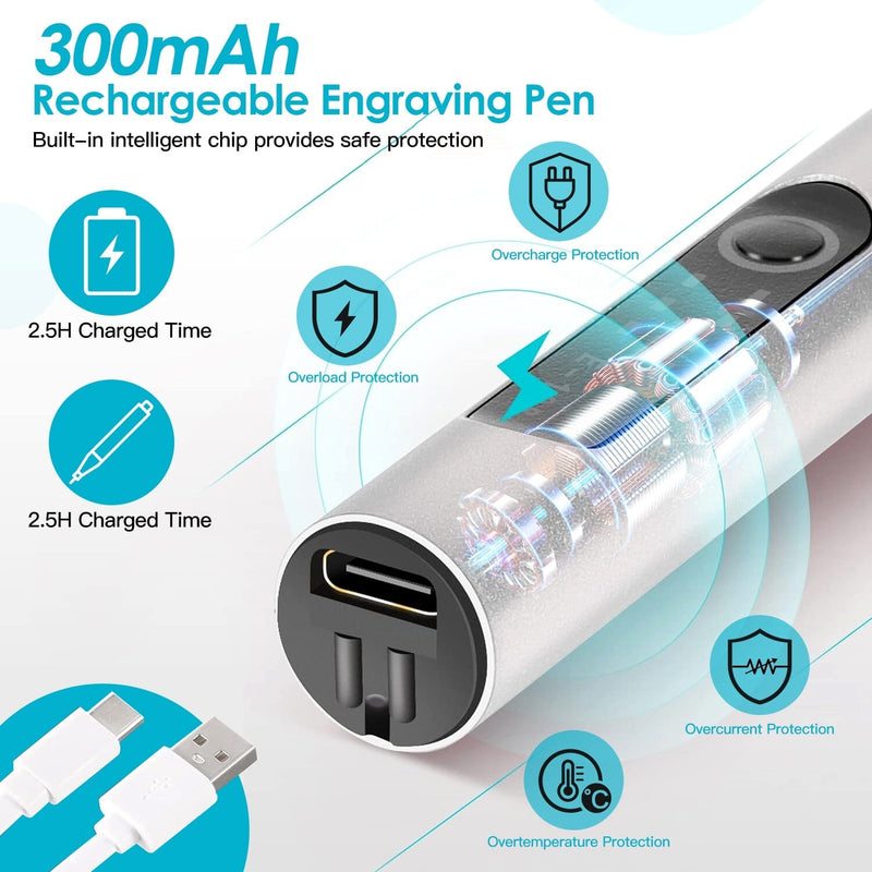 Electric Cordless Engraving Pen Arts & Crafts - DailySale