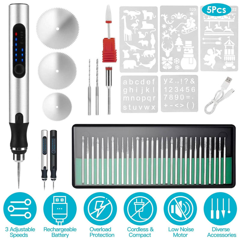 Electric Cordless Engraving Pen Arts & Crafts - DailySale