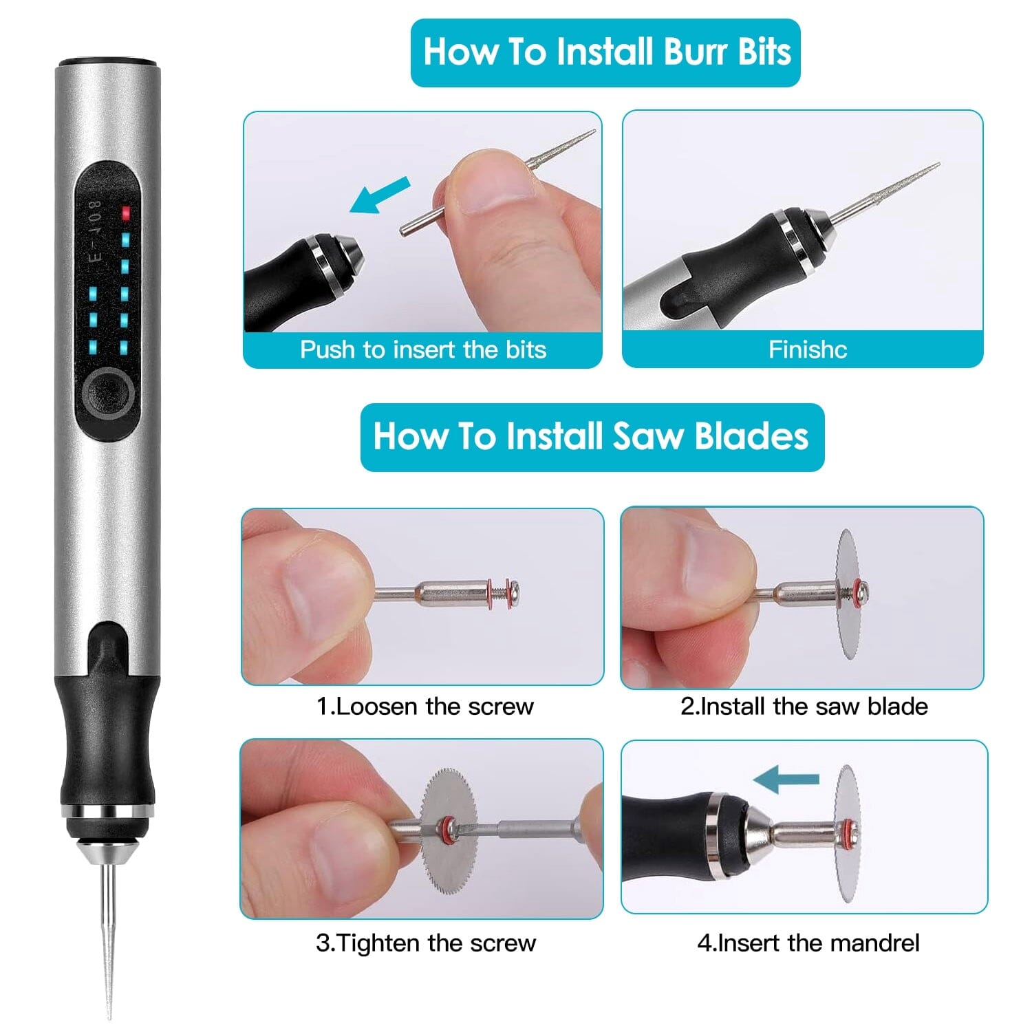 Electric Cordless Engraving Pen Arts & Crafts - DailySale