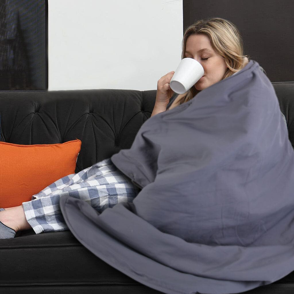 Electric Heated Throw Full Body Shawl Wellness - DailySale