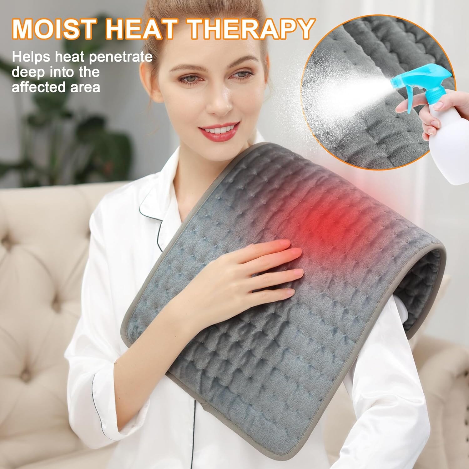 Electric Heating Pads for Body Pain Reflief Wellness - DailySale