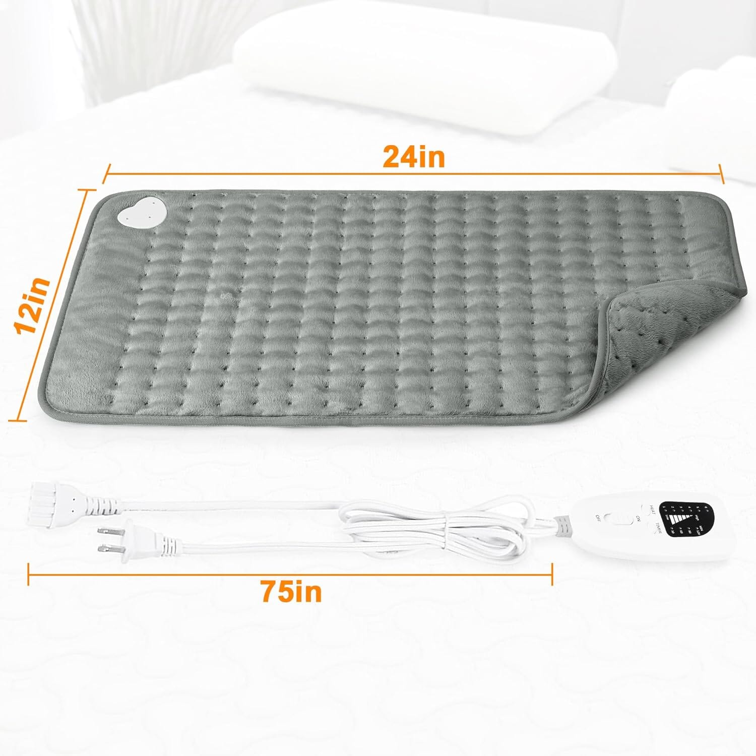 Electric Heating Pads for Body Pain Reflief Wellness - DailySale