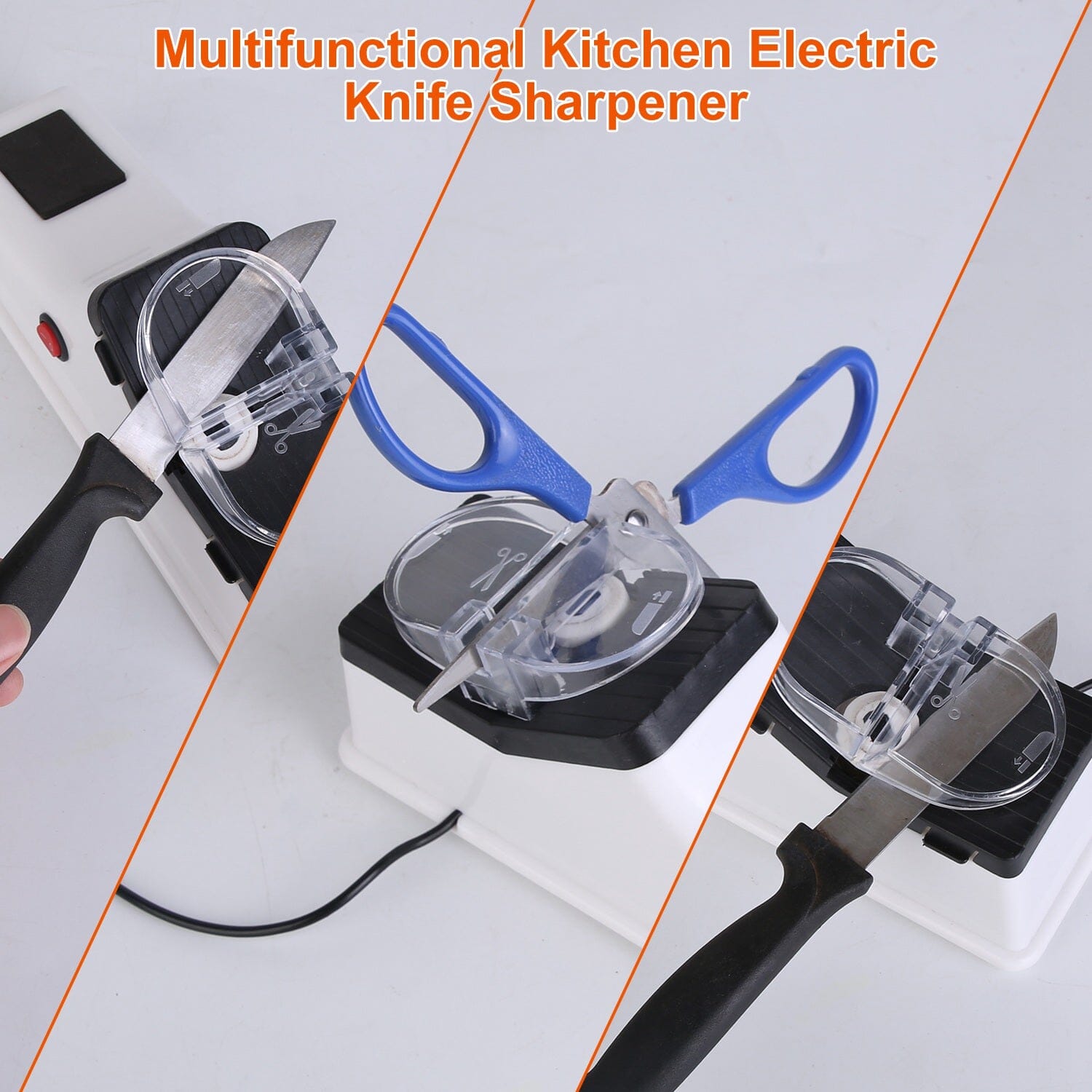 Electric Knife Sharpener with USB Plug Kitchen Tools & Gadgets - DailySale