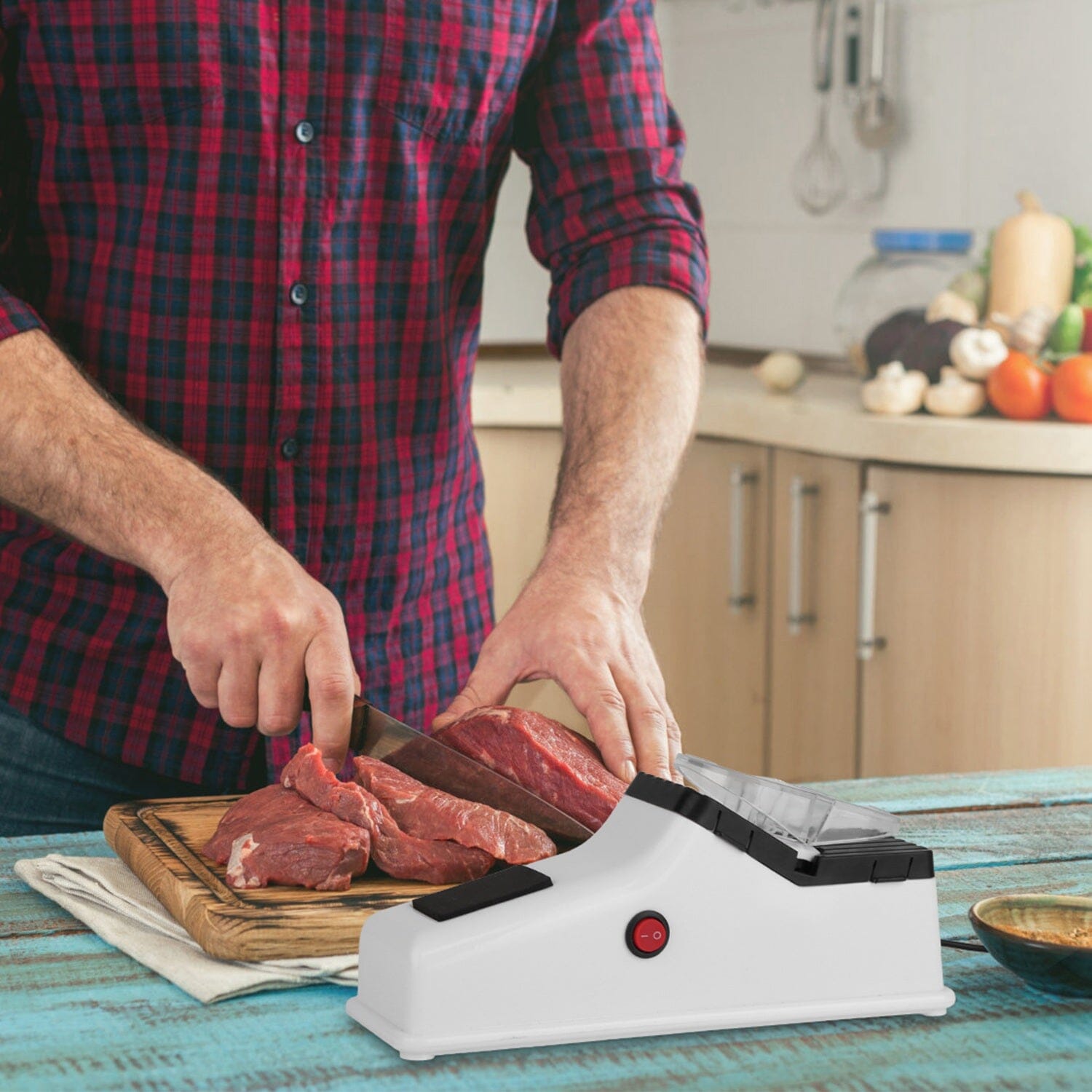 Electric Knife Sharpener with USB Plug Kitchen Tools & Gadgets - DailySale