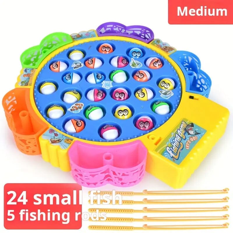 Electric Music Spinning Fishing Disc Toy Set Toys & Games M - DailySale