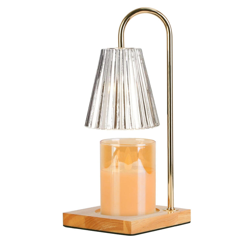 Electric Wax Melt Warmer Lamp Dimmable with 2 GU10 Bulbs 3-7in Adjustable Height 360º Rotatable Indoor Lighting - DailySale