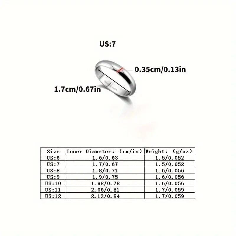 Elegant and Charming S925 Silvery Ring Rings - DailySale