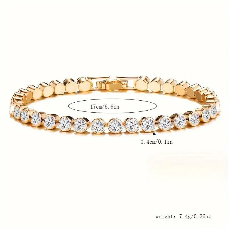 Elegant Rhinestone Tennis Bracelet Bracelets - DailySale