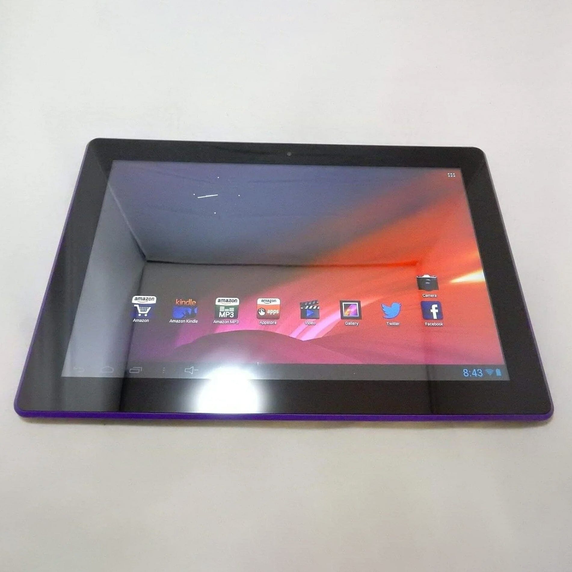 Ematic Cinema Tab ETH103PR 13.3" WXGA Touchscreen Dual-Core Processor 1GB 8GB Android Tablet - Purple Tablets - DailySale