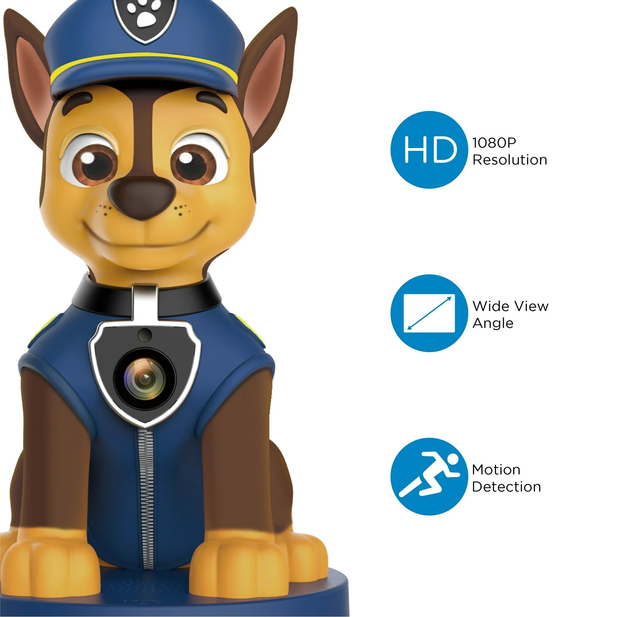 Ematic EPWB1402 PAW Patrol Chase 1080p HD Wifi Security Camera Monitor with Two-Way Audio and Night Vision CCTV Smart Home & Security - DailySale